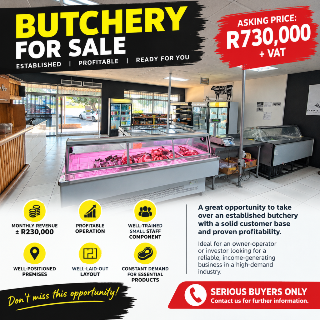 Butchery for Sale